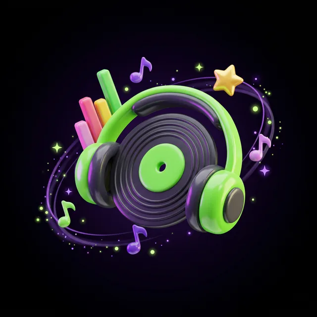 Music spotify illustration